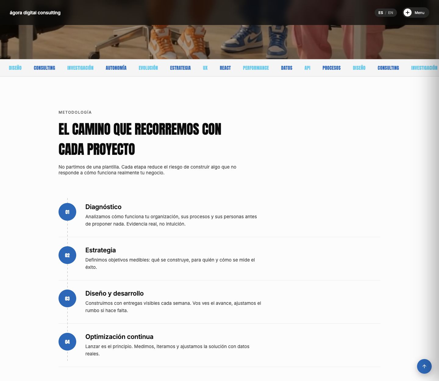 Sección de metodología