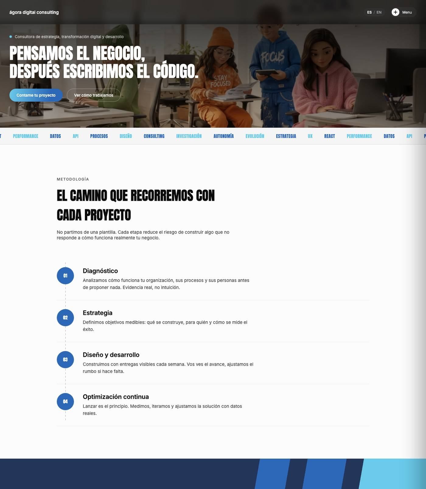 Portada del sitio
