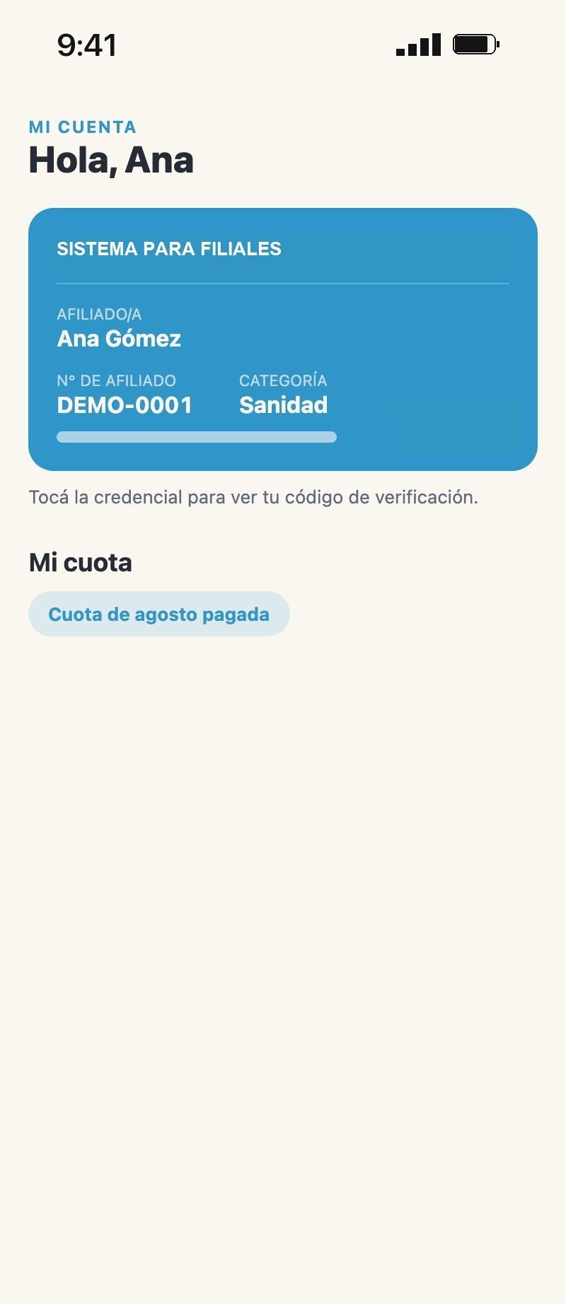 App de Sistema para Filiales