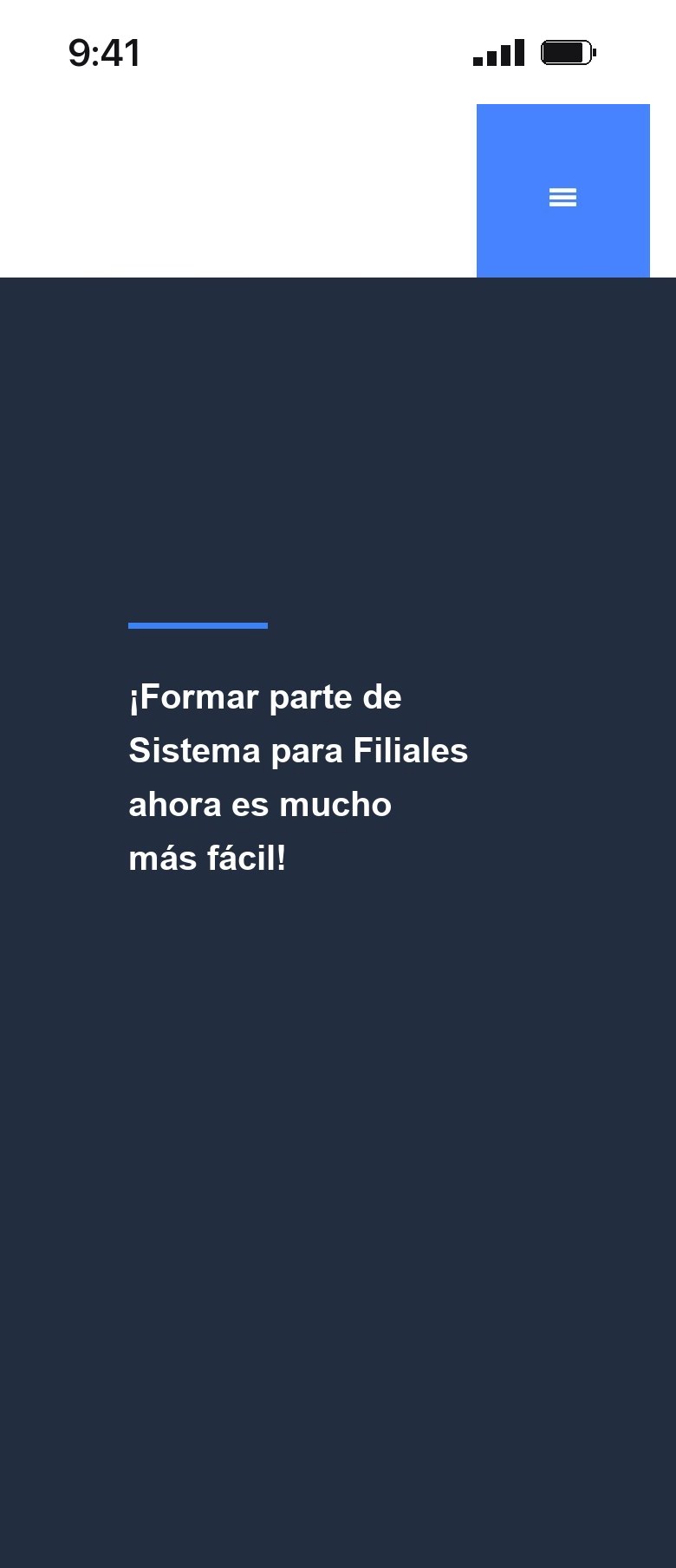Sitio anterior en el celular