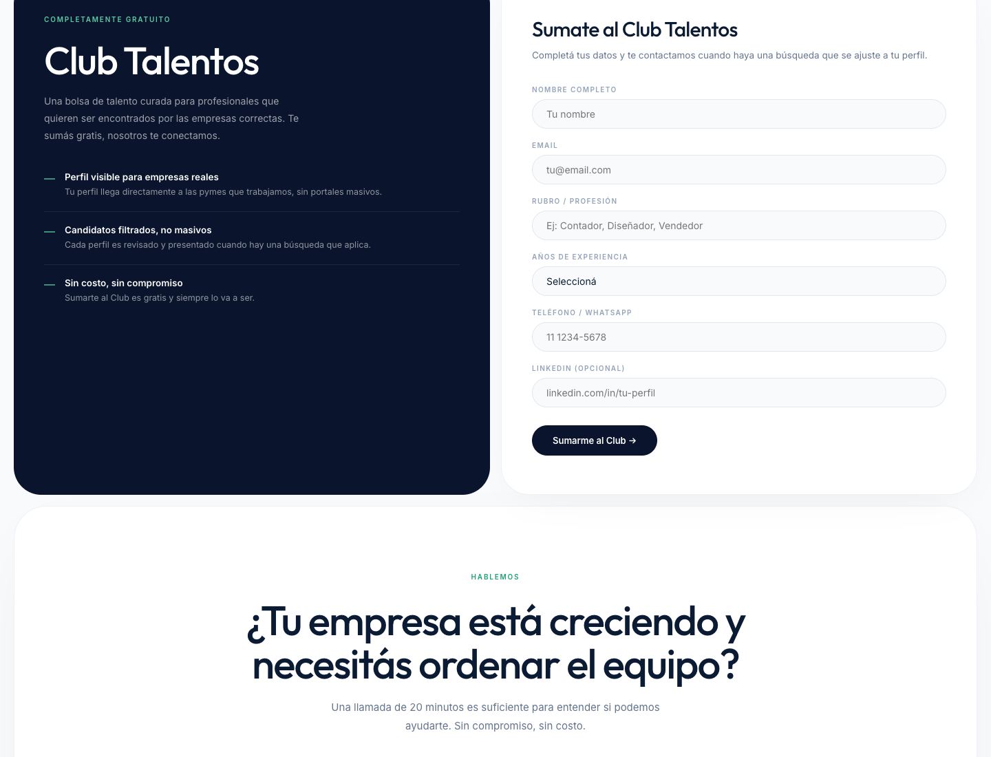 Club Talentos